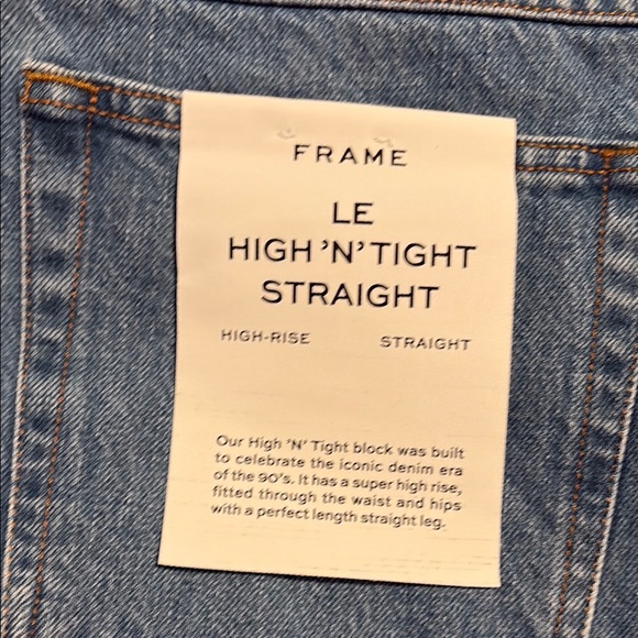 Frame Denim Women's Blue Jeans NWT 32 - Picture 5 of 5